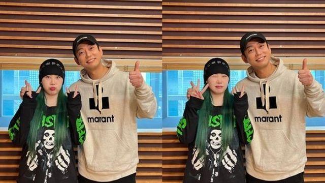 가수 제이미, ‘굿모닝FM 테이입니다’ 테이와 다정한 투샷 깜짝 공개! 컴백 활동 본격 스타트!