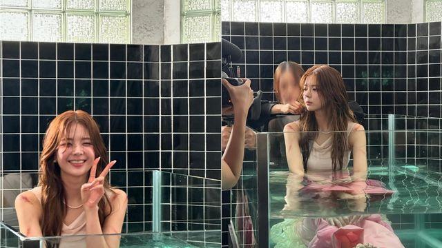 ITZY 리아, 신비로운 수중 촬영 비하인드…몽환적 매력 발산