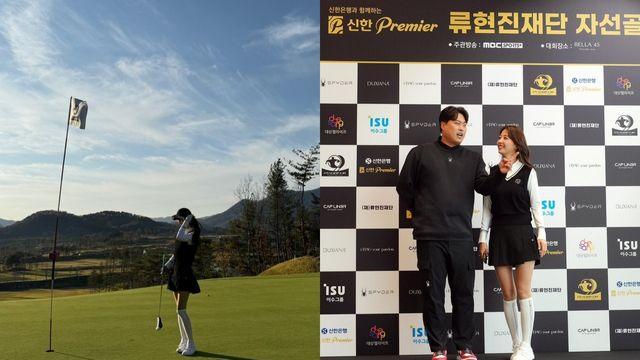 '류현진♥' 배지현, 필드를 물들인 스포티 우아함