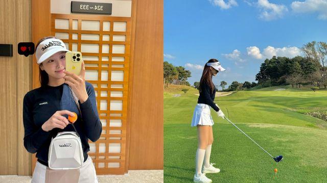 김세연 아나운서, 완벽한 비율의 골프웨어로 눈길…’미친 기럭지’ 자랑