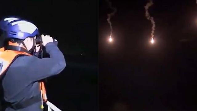조명탄 177발 쏘며 밤새 수색했지만 실종자 12명 중 1명도 못 찾아