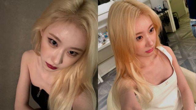 있지 채령, 클래식한 흑과 백의 미니 원피스로 미니멀리즘 매력 발산