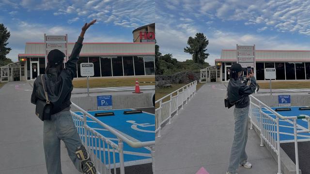 고원희, 블랙 가죽 재킷+청바지… '심플하면서도 세련된 데일리 룩'