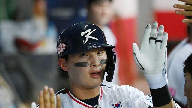 윤동희 홈런포+김형준 싹쓸이 2루타+철벽 마운드…대표팀, 대만 프로구단과 최종리허설 5-1 완승 [타이베이 현장]