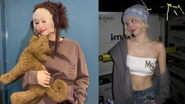 트와이스 모모, 청순하면서도 힙한 매력…'캐주얼룩의 정석'