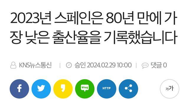 현재 ㅈ됐다는 스페인 출산율 근황 ㅎㄷㄷㄷㄷ