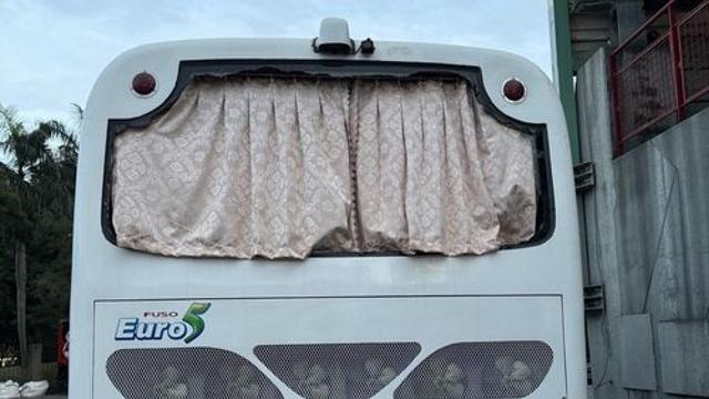 '버스 유리 파손' 이주형 항변 