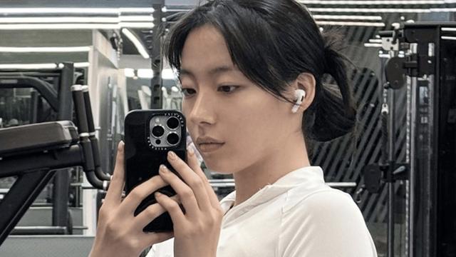 [포토] 치어리더 하지원, 잔뜩 성난 허벅지 근육에 '와'