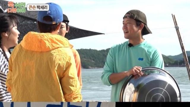 '큰 손' 박세리 덕분에 무인도에서 배 터진다('푹 쉬면 다행이야')