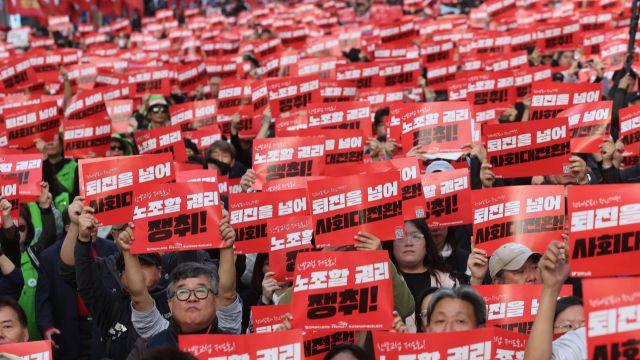 법원, 민주노총 조합원 구속영장 모두 기각…