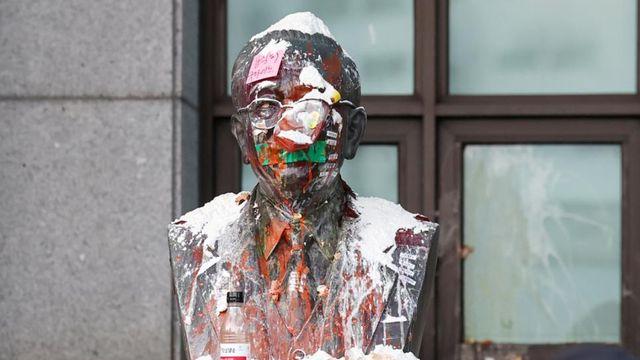 동덕여대 학생들이 친일파라며 테러한 흉상의 실체..