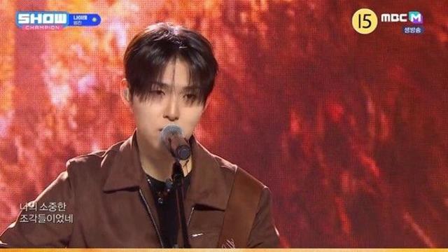 범진, '쇼 챔피언'서 신곡 ‘나이테’ 무대 공개…업그레이드 된 감성 보이스