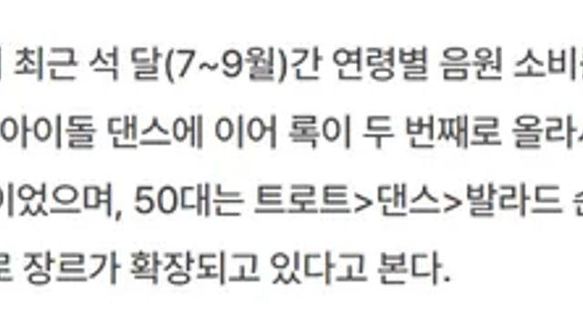 암울한 발라드 음악 시장 근황