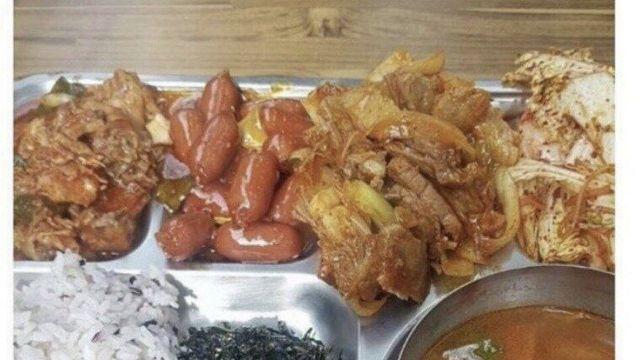 전역 당일 아침에 밥이 이렇게 나왔다면?..