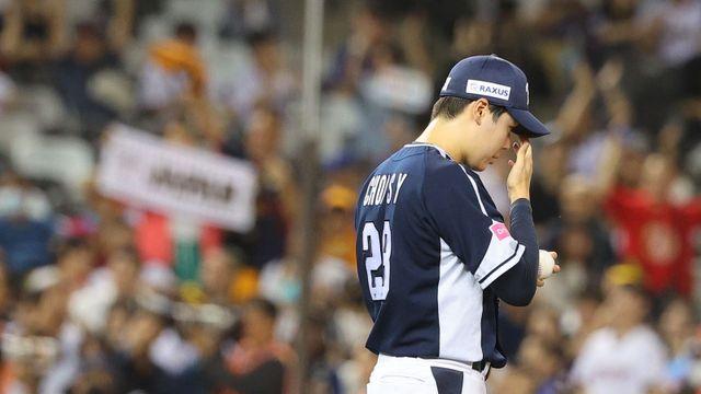 '악~기합 소리까지 들렸다' 최승용 혼신의 투구에도 버티지 못한 2이닝