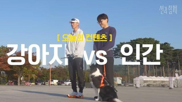 강아지 vs 션  오래달리기wow