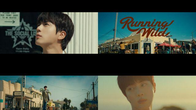 '진'정한 행복이란… BTS 진, '러닝 와일드' 뮤비 공개