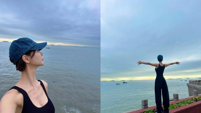 '단발병 유발자' 클라라, 블랙 와이드 팬츠로 완성한 독보적 비주얼