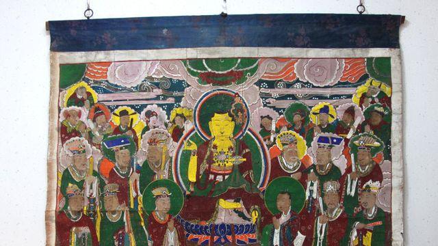 마룻바닥 아래서 발견된 ‘지장시왕도’…충북도, 유형문화유산 지정 고시