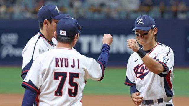 류중일호, 호주전 5-2 승 3승 2패로 조별리그 마감