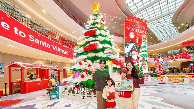 수백만 브릭으로 펼쳐진 성탄절 풍경 ‘눈길’… 레고코리아, ‘레고 산타 빌리지’ 체험존 운영