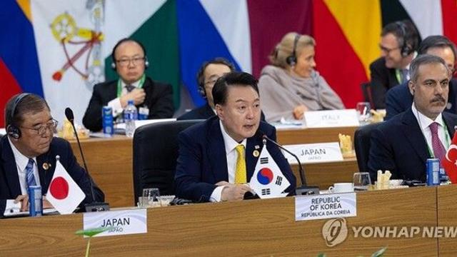 윤 대통령, G20정상회의서  아프리카 식량난에 1천만불 지원…기아퇴치연합 가입 선언