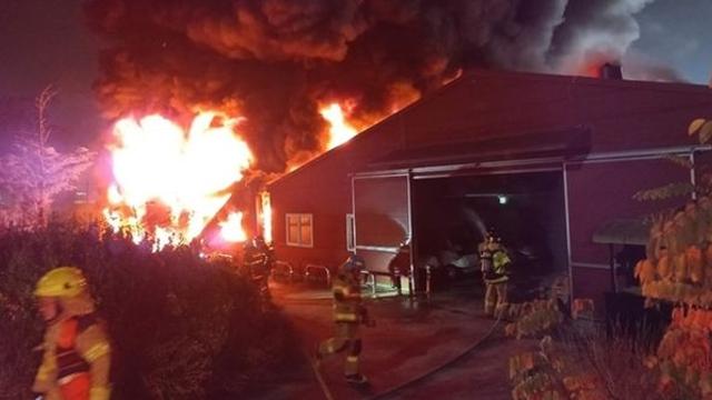 인천공항 클럽72 골프장 대형화재... 소방관 121명 출동