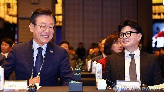 [여론조사공정] 차기 대권, 이재명 43.6% - 한동훈 17.3%.. 1심판결 후에도 李 상승세