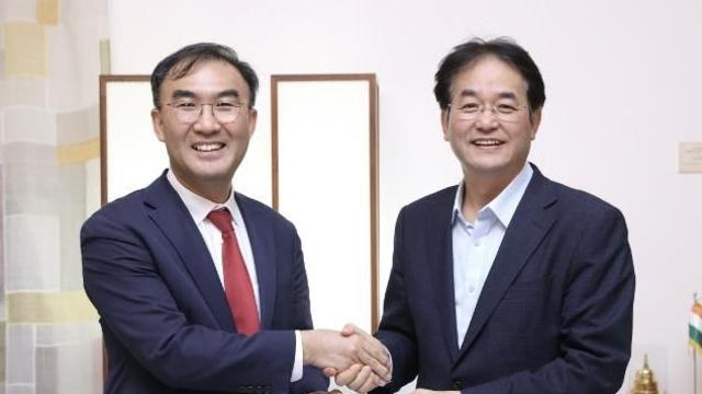 이동환 고양특례시장, 이성호 주인도 대사 면담