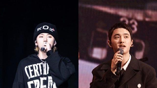 디오, 지코 콘서트 지원사격…“멋있는 척” 절친 디스까지