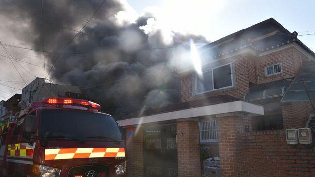 옥계동 단독 주택 화재… 50대 숨져