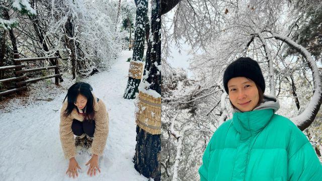 권유리의 뽀글이 VS 김나영의 패딩, 생동감 넘치는 첫눈 스타일링