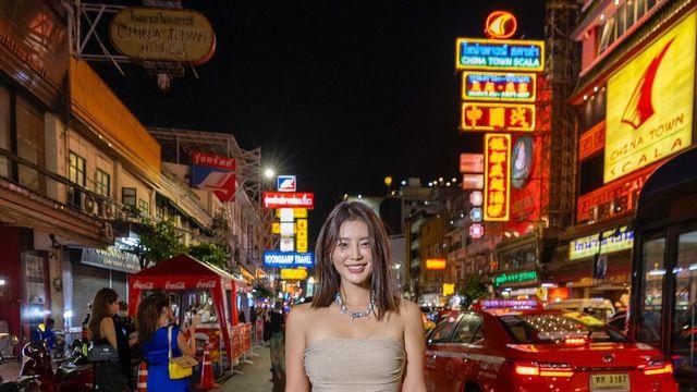 강소연, 완벽한 비율을 돋보이게 한 미니드레스와 스트랩 힐 