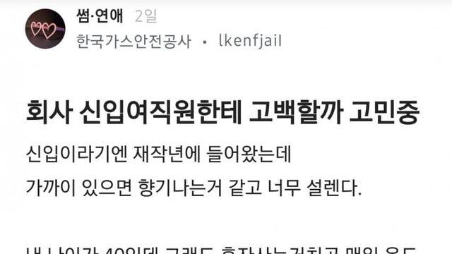 회사 신입 여직원을 사랑한 40대 영포티의 참회 