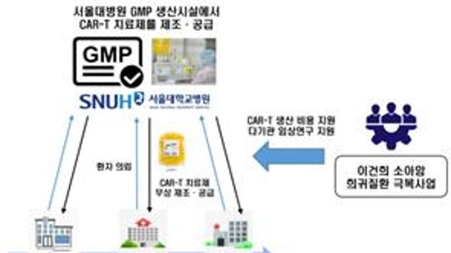서울대병원, 조혈모세포이식 필요한 급성림프모구백혈병 환자 CAR-T 치료  확대
