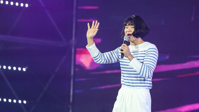 '뉴진스 하니' 변신 김도영, 본인 무대 만족?…