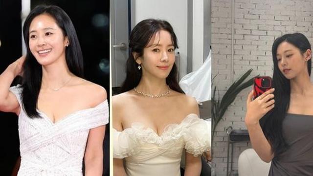 권유리ㆍ한지민ㆍ설현의 청룡영화상 드레스자태…우아함의 정석