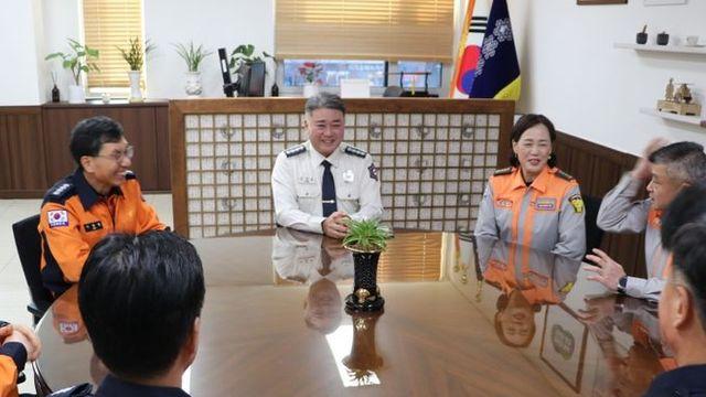 김정호 경기도의원, 광명소방서 1일 명예소방서장 위촉