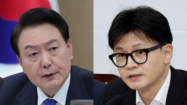 [속보] 윤석열 대통령, 한동훈 대표 향해 독대 요청