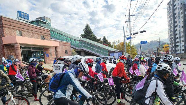 전국서 모여든 자전거 동호인....세종시 매력 만끽