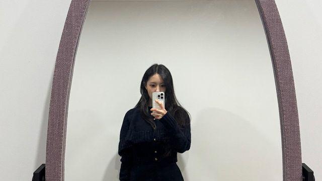 효민, 다리 길어 보이는 롱부츠 스타일링의 교과서