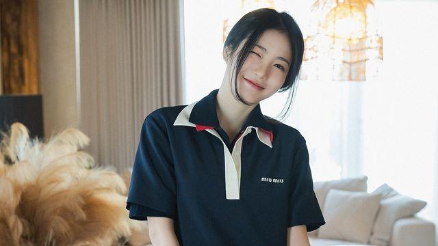 신예은, 청순미와 세련미가 공존하는 테니스룩