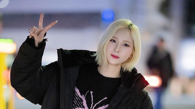 서현숙, 핑크 포인트 니트로 완성한 ‘겨울 스트리트룩’