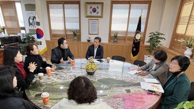 공주시의회 임달희의장, 특수교육대상아동 학부모와 간담회 개최