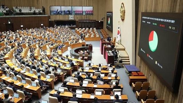 野발의 네번째 김여사 특검법, 국회 통과…與 4명 찬성표(종합)