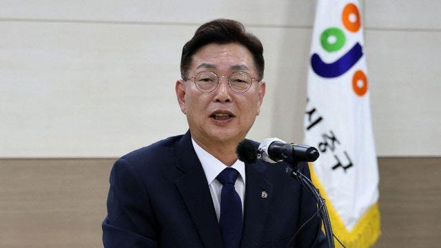 김제선 대전 중구청장 尹정부 국정과제 뗐다