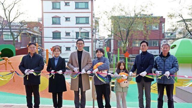 “어린이 놀 권리” 넥슨 ‘메이플스토리’, 성남 ‘단풍잎 놀이터’ 1호 개장