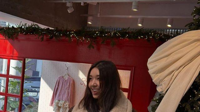 김빈우, 포근한 겨울 아우터로 선보인 겨울룩…'트렌디한 셰르파 재킷의 매력'