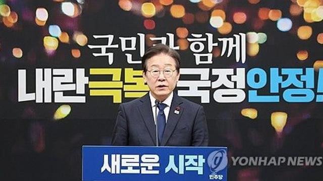[尹탄핵소추] 이재명 '국정안정·尹파면' 방점…대권가도 다지기