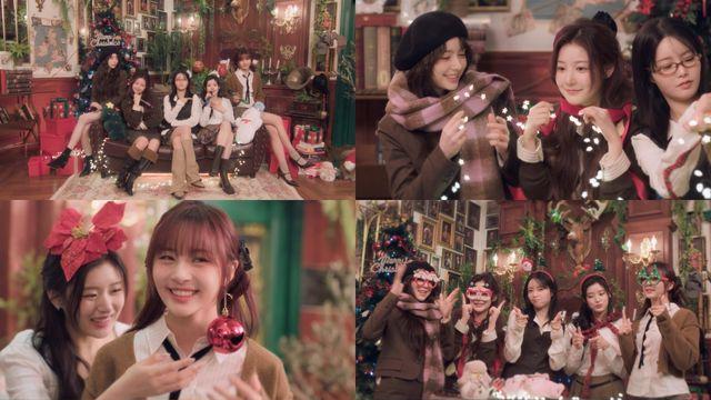 피프티피프티, 크리스마스 선물 전했다··· 'Naugthy or Nice' 라이브 클립 MV 공개